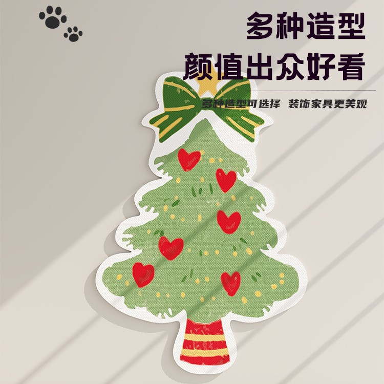 猫抓板耐磨不掉屑立式墙贴