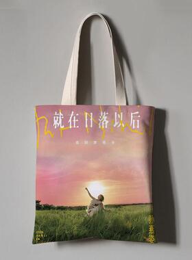 孙燕姿演唱会应援就在日落以后帆布袋来图定制环保袋大容量购物袋