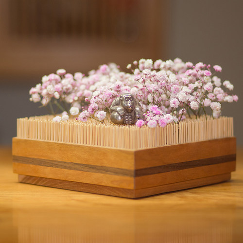 原创家居饰品日式风实木花器