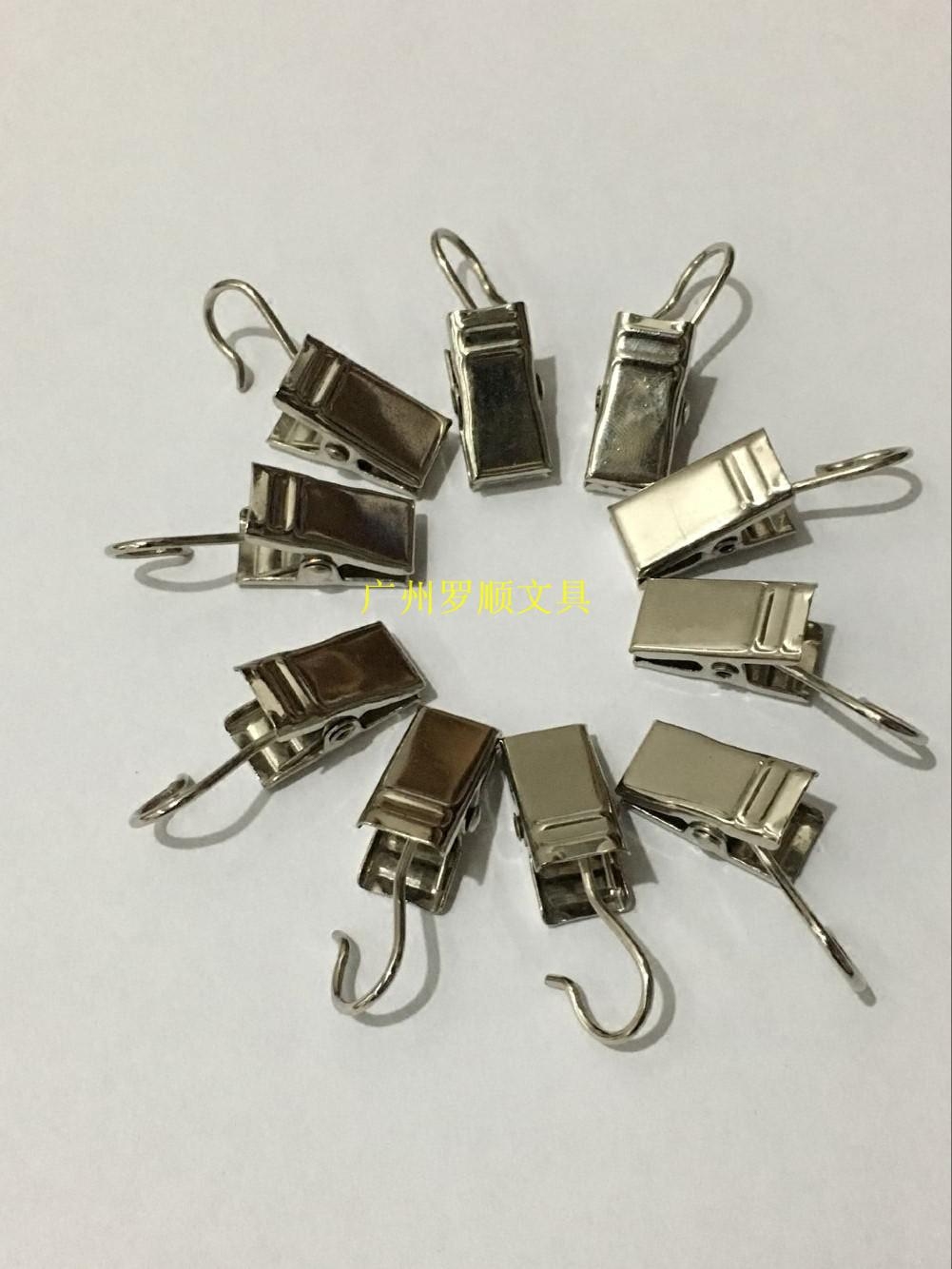 物料货架标签卡锯齿不锈钢夹子