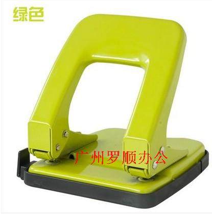 得力0104打孔机二孔打孔器手动两孔打洞器活页装订穿孔机可打35页