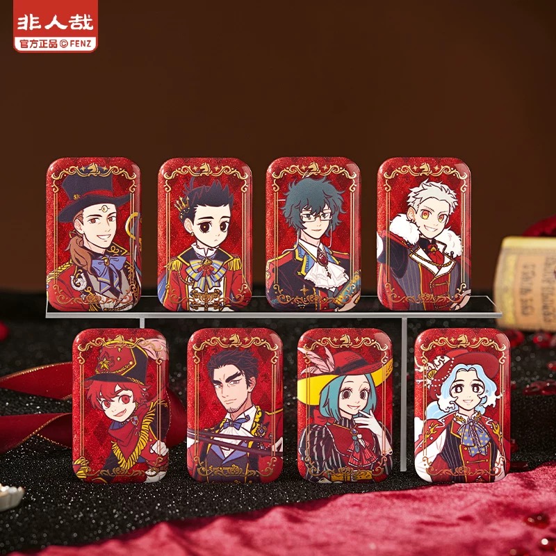 指定款正品非人哉盛装舞步徽章43*70mm方形吧唧小玉九月新年吧唧