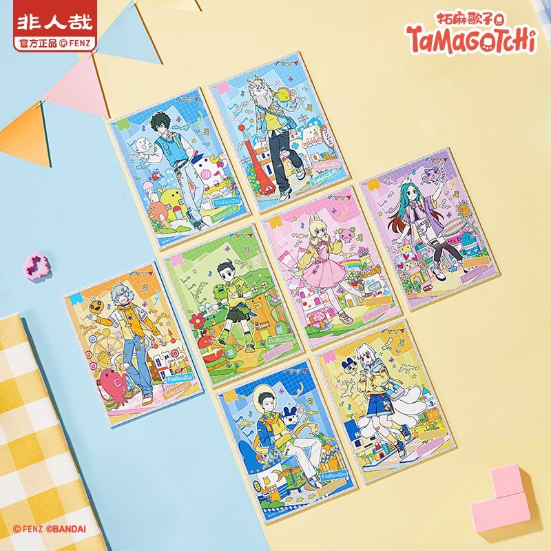 指定款非人哉X拓麻歌子色纸原创烫镭射银UV动漫周边签绘板摆件