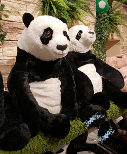 宜家国内代购 恩格斯库格儿童毛绒玩具熊猫