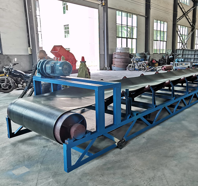 江西石城生产沙石料输送机煤炭传送带移动式输送带升降皮带机厂家