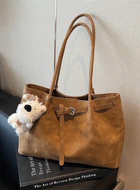 2025新款秋冬时尚百搭洋气大容量女休闲单肩腋下包托特包潮手提包