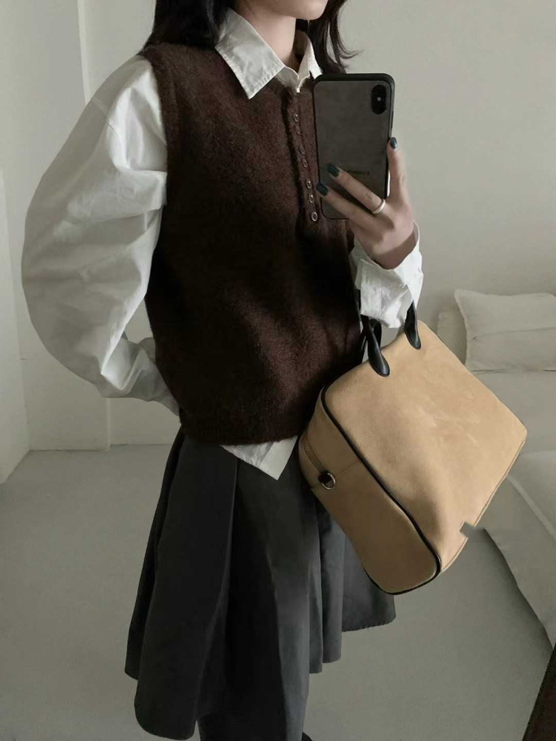 韩系温柔风针织开衫外套女2025新款初秋设计感小众宽松显瘦上衣
