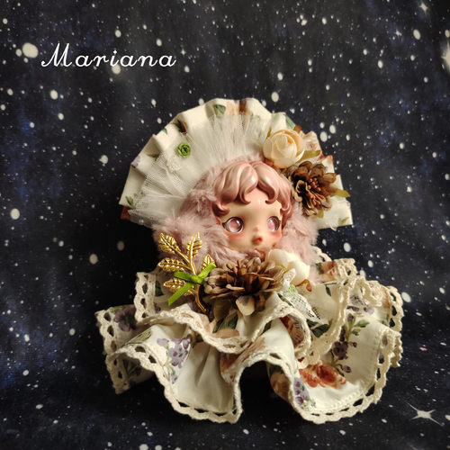 原创手工SP光织园冬日乐章盲盒搪胶公仔漫煦朝晖清池沐木朝晖娃衣