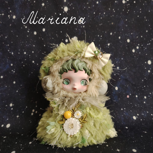 原创钩织泡泡玛特SP光织园清池着痕朝晖沐木胧雾晨露幻掣绽染娃衣