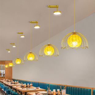 网红火锅店灯具吊灯简约餐饮专用射灯饭店烧烤店铺商用麻辣烫店灯