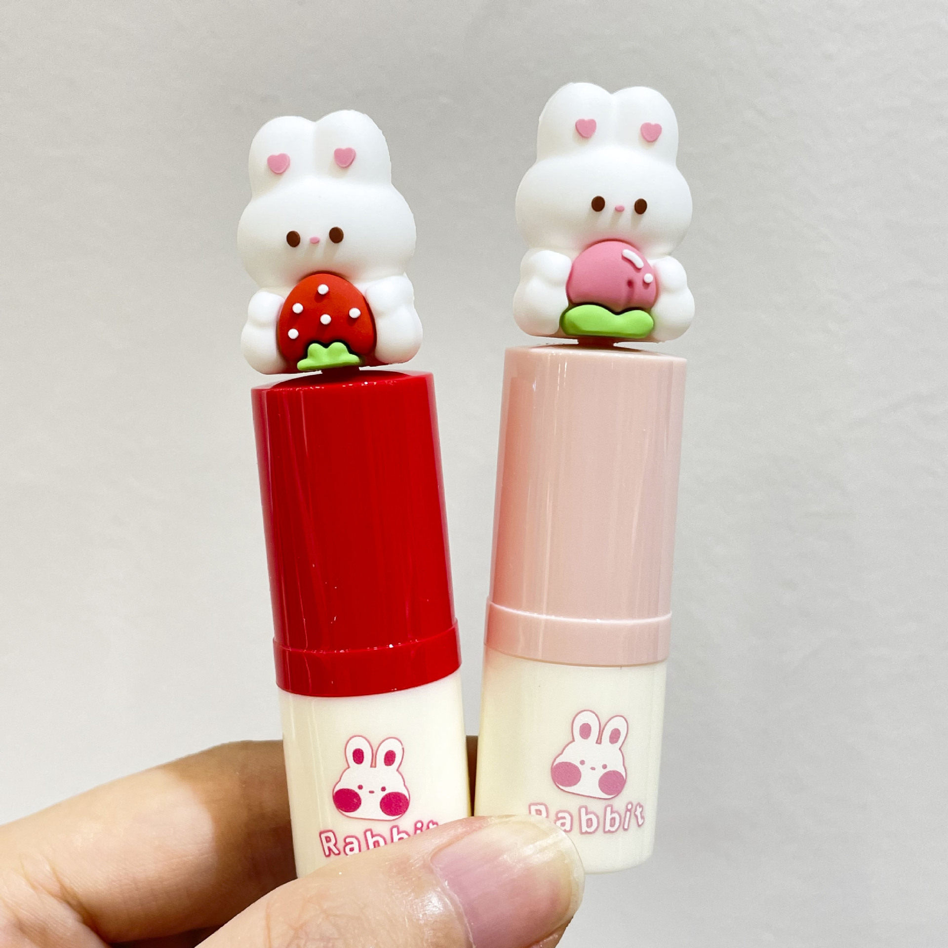 好伶好倩可爱奶萌兔宝宝婴幼儿滋润唇膏补水保湿口油男女孩护唇宝