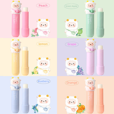 诗晶草莓薄荷润唇膏滋润保湿芦荟秋冬学生凡士林护唇膏批发9842