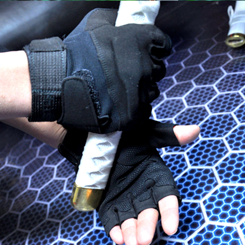 盗墓笔记张起灵同款战术手套男全指特种兵作战黑鹰格斗半指手套