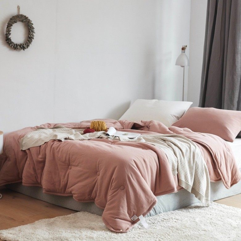 加厚全棉双人亲肤柔软春秋被