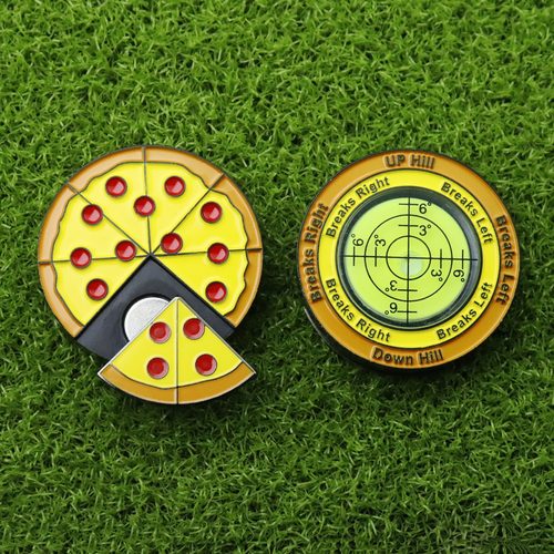 高尔夫马克果岭球位标新款水平仪