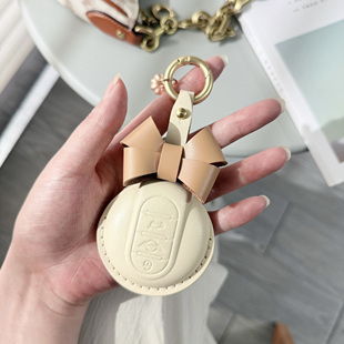 适用宝马MINI钥匙套女迷你COOPER车钥匙套真皮ONE钥匙壳扣包