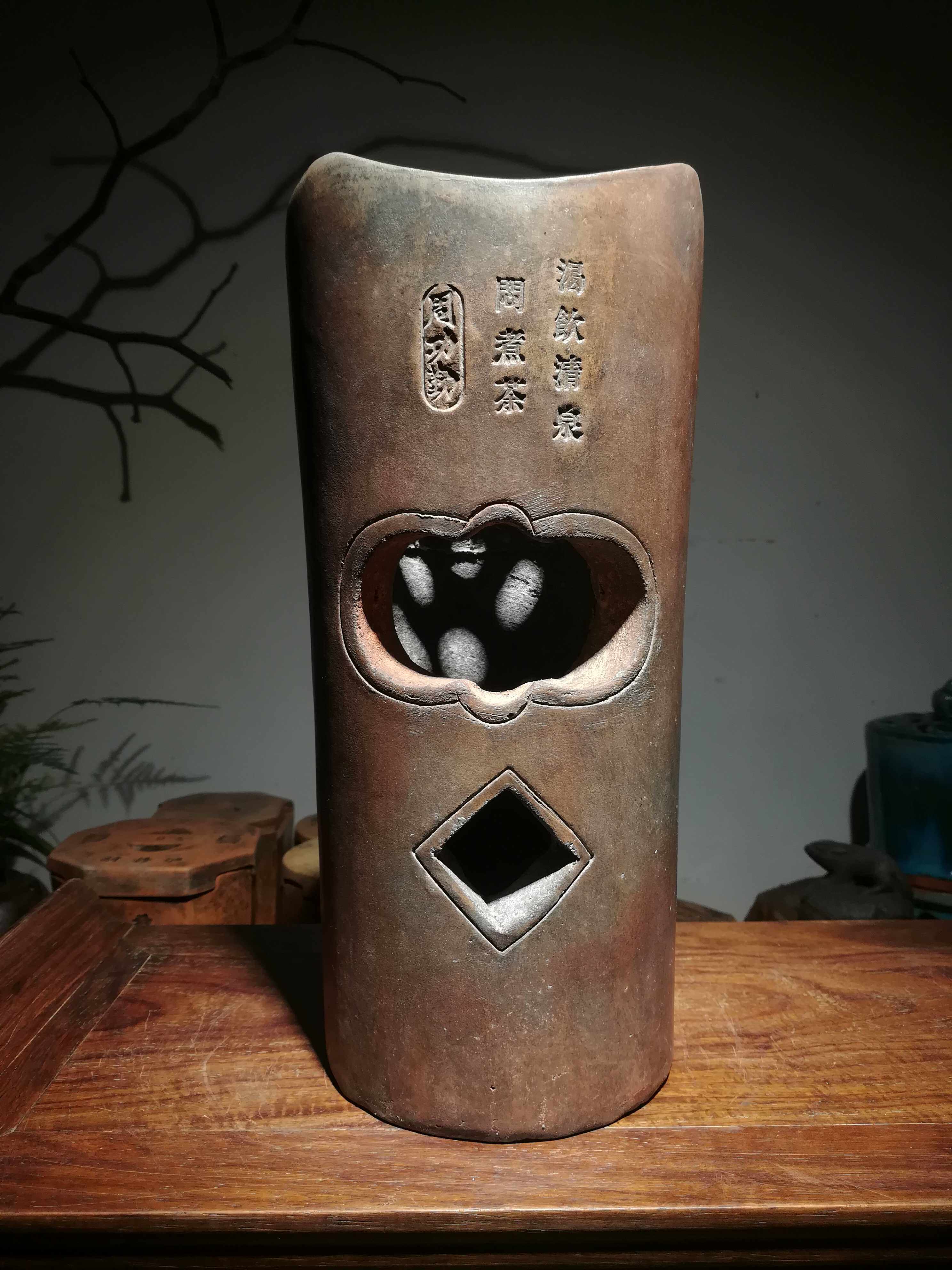 红泥炉子小火炉老式纯手工炭炉打边炉风炉茶炉子茶道茶具禅意包邮