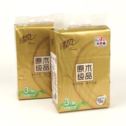 清风BR34MJ抽纸3包每提