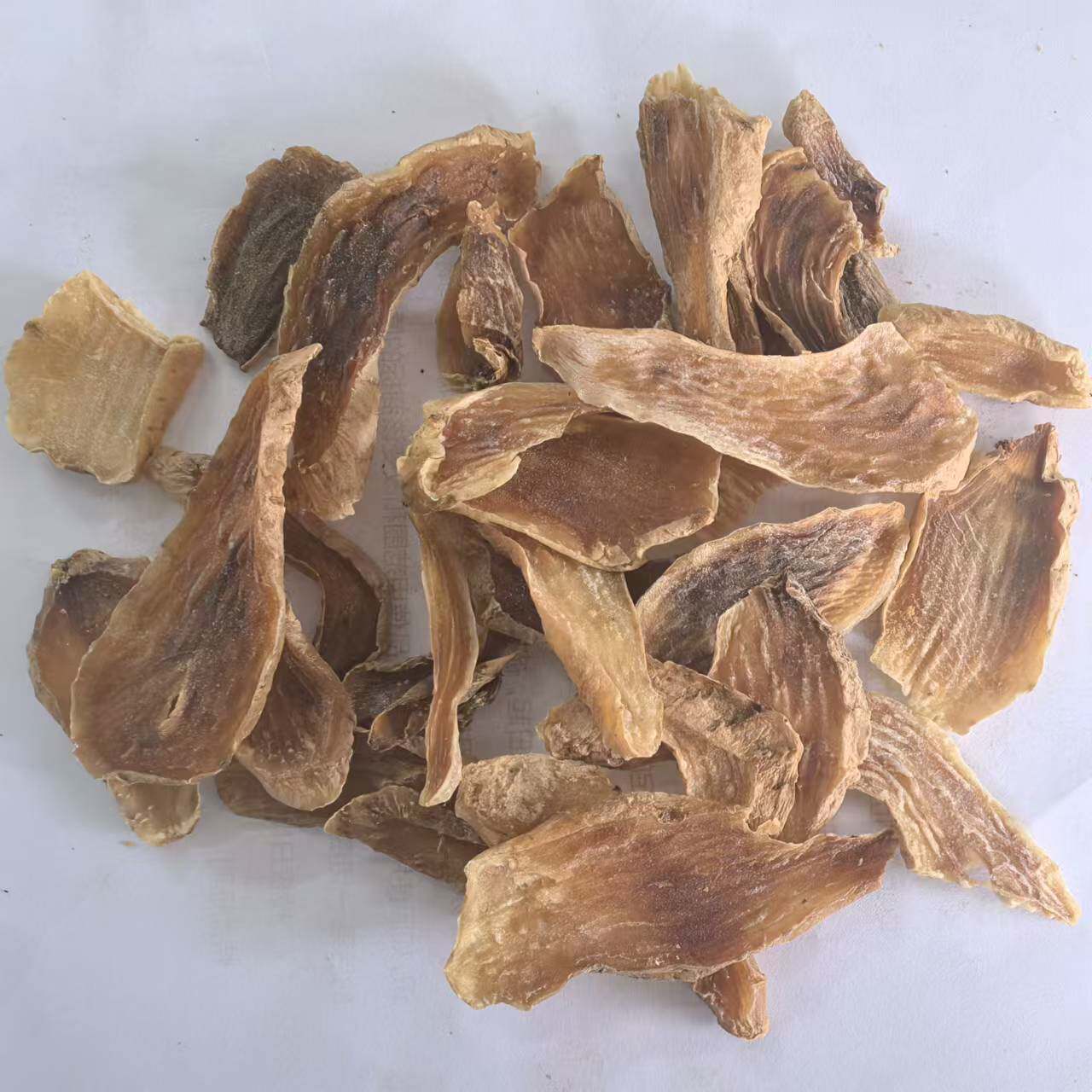 姜制天麻片 炙天麻切片姜汁天麻 新鲜干货冬麻春麻 500g克包邮