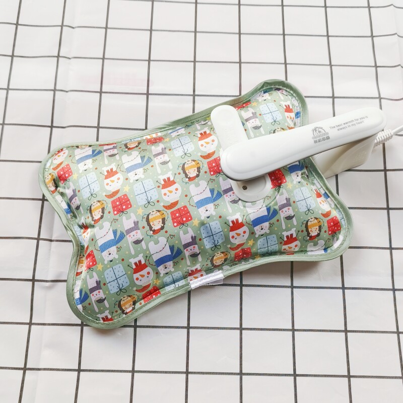 热水袋充电柯诺国标丝光面防爆暖手宝可爱暖水袋电暖宝可拆洗科诺