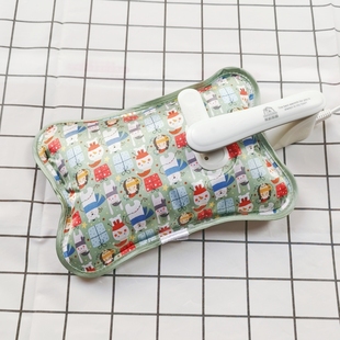 热水袋充电柯诺国标丝光面防爆暖手宝可爱暖水袋电暖宝可拆洗科诺