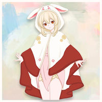 Thickened flanged plush cartoon cape shoulder cape for anime merchandise, cute and funny male and female students, air-conditioned blankets for spring and autumn thumbnail 3