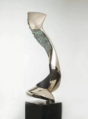 树脂电镀摆件轻奢风别墅酒店雕塑