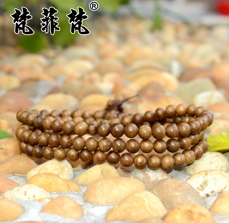 沉香天然108颗马来西亚手链念珠