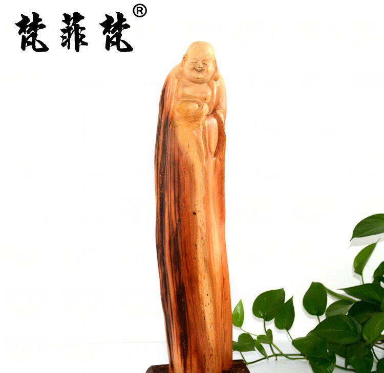 梵菲梵 正宗太行崖柏弥勒佛雕件 观音摆件 关公陈化满瘤疤根雕