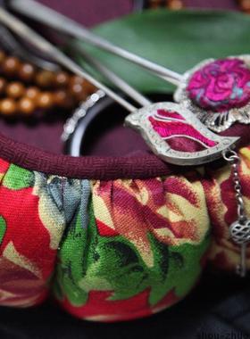 【情人节礼物】抱朴绣发簪吊坠