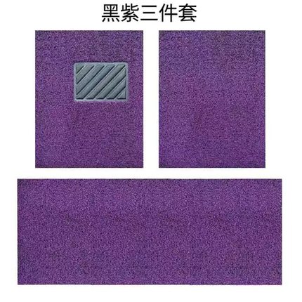 汽车丝圈脚垫通用易清洗车垫子地毯式脚踏垫可自由裁剪车地垫专用