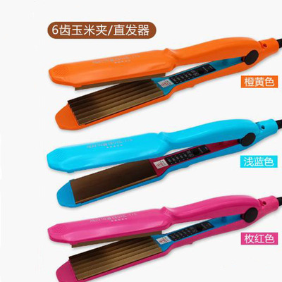 头发拉直板夹调温直发器陶瓷夹板