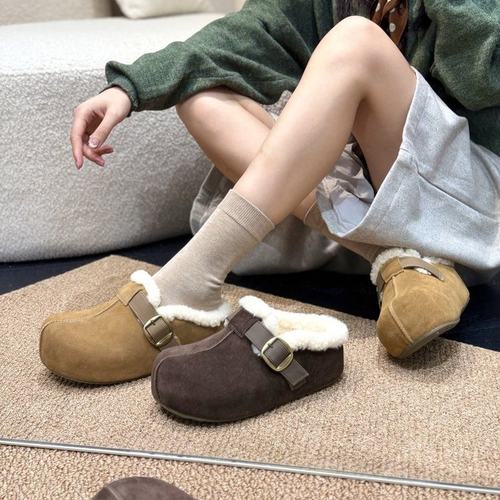 【小糯米专享】升级加绒款！鞠婧祎、周雨彤吐司勃肯鞋AB25575