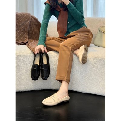 【悟空专享】软到心坎～头层羊皮一脚蹬踩云感单鞋AB25360