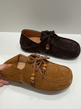 【悟空专享】绒面软底休闲豆豆鞋AB25371