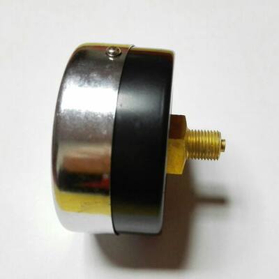 PT1/4螺纹 轴向压力表 直径 60mm 压力4BAR 60PSI y-60z 0.4mpa