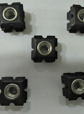 优质四方螺母M8X27X27X15L螺帽螺丝帽国标紧固件梅花弹片卡簧花毂