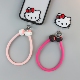 卡通手环扣手机挂绳手腕带硅胶短绳女手机挂链防丢垫片kitty挂件