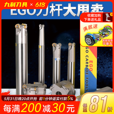 EGO立铣刀杆300r加硬抗震CNC数控加工中心r0.8铣刀杆 特卖专场