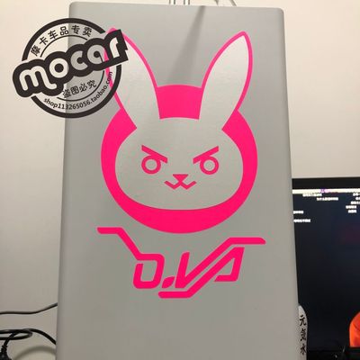 汽车车贴守望先锋贴纸兔子dva