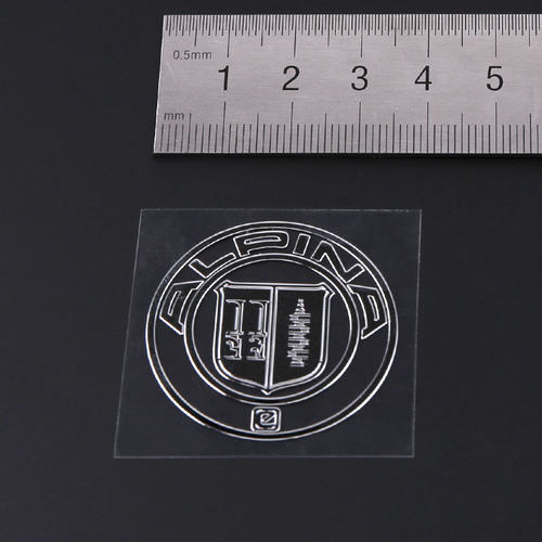 适用于宝马车标3系4系5系7系改装ALPINA阿尔宾娜金属薄贴车身装饰