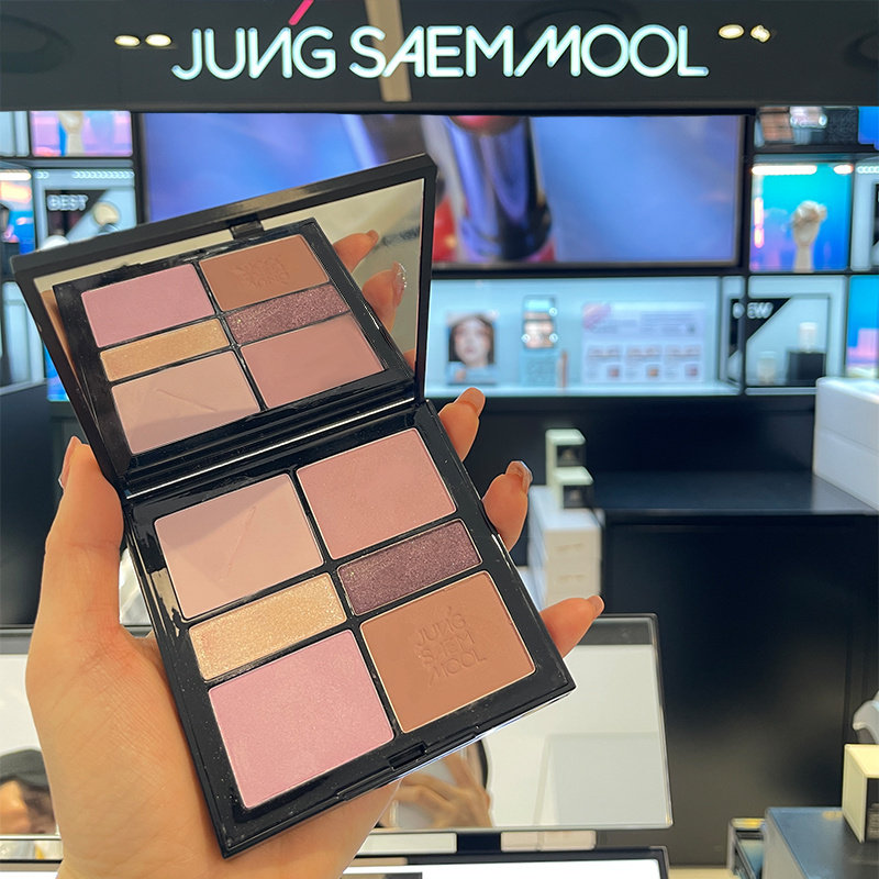 郑瑄茉修容高光红棕眼影盘黄棕