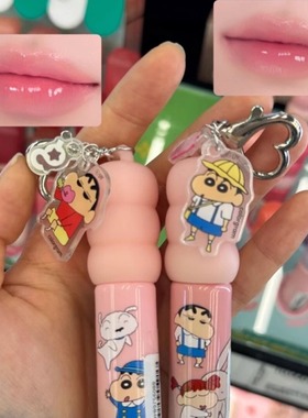 韩国Colorgram蜡笔小新联名糖葫芦唇釉丝绒哑光唇釉唇线笔眼影盘