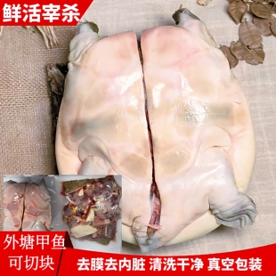 【鲜活宰杀】外塘青黄背甲鱼鲜活宰杀真空包装去皮去内脏顺丰快递