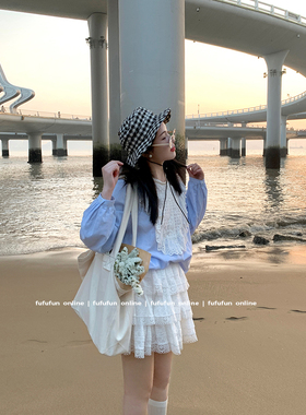 fufufun「云朵奶盖」多种蕾丝重工拼接少女感花边层叠蛋糕半裙
