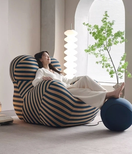 懒人沙发妈妈的怀抱可躺可睡阳台单人沙发椅网红落地座椅靠背设计