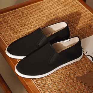艾草千層底布鞋 花笙緣男士 新款 開車鞋 男百搭手工禮服尼老北京布鞋