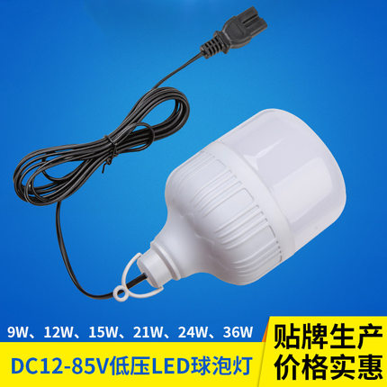 led高富帅球泡灯夜市地摊照明灯泡12V-85V应急照明灯节能灯泡