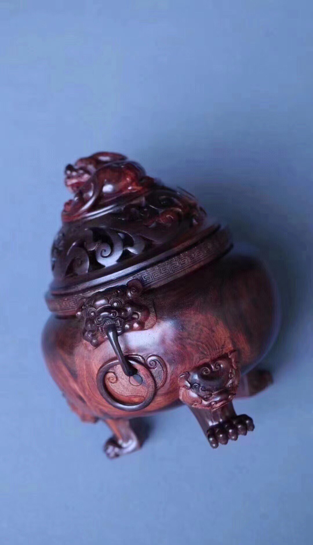 正宗海黄海南黄花梨老料油梨整木挖制招财貔貅罐收藏送礼摆件