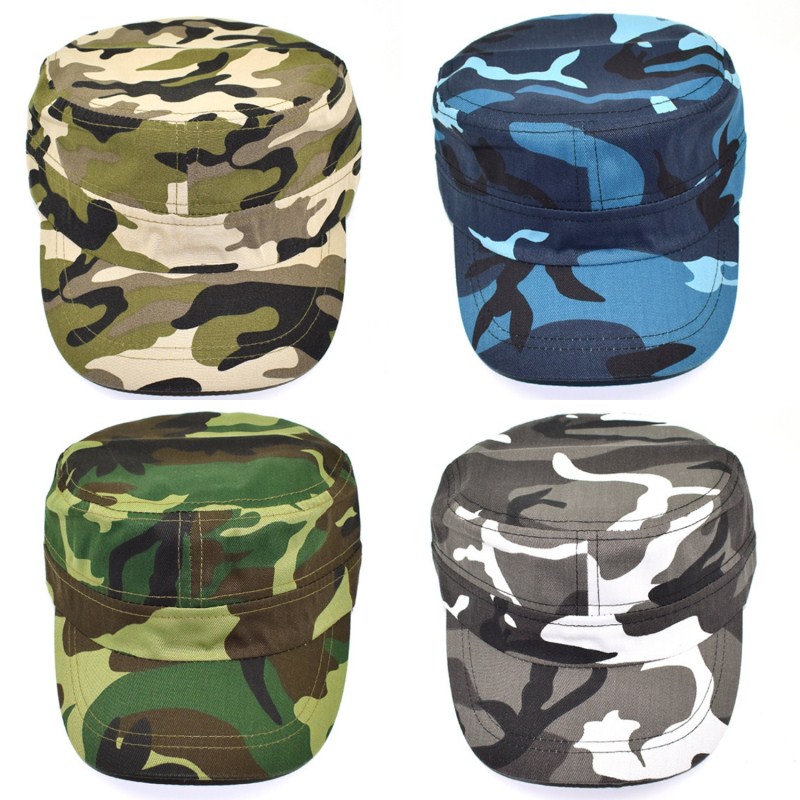平顶帽户外通用四季短檐迷彩